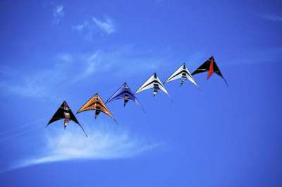Children kites in San Vito lo Capo