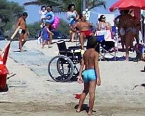 Beach for disabled people in San Vito Lo Capo